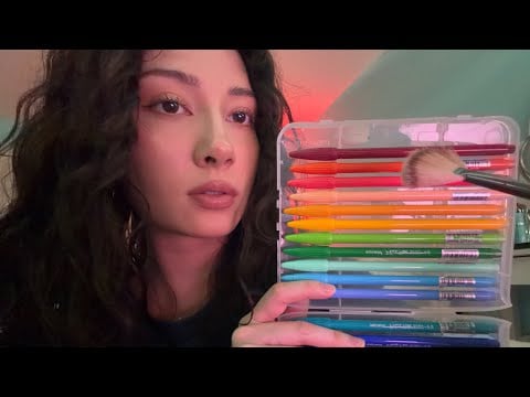 Anticipatory ASMR  No Talking (lofi) - tapping, brushing, lid sounds…