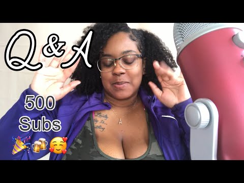 ASMR Q&A | 500 Subscriber Celebration ~ Part 1 🎉🎉🎉