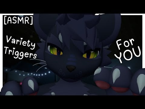 [Furry ASMR] Sleepy cat gives YOU various triggers for sleep :3 [Sleep-aid] [Soft-spoken] [Whispers]