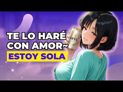 TU VECINA EBRIA se mete a tu CASA 😳💜 ASMR Anime Roleplay