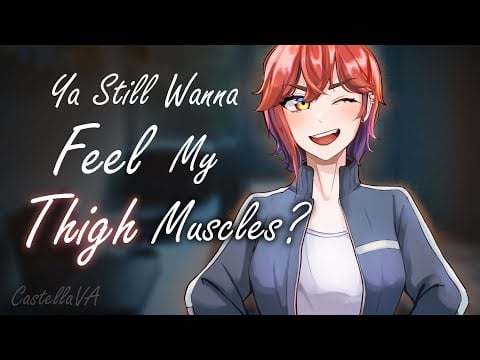 Tomboy Cups Your Face With Her Thighs [One-Sided-Love][Sleep-Over][F4M]