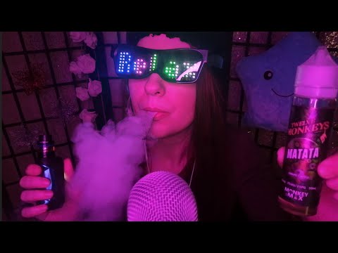 ASMR Vaping - 1 Minute ASMR - twelve monkeys liquid