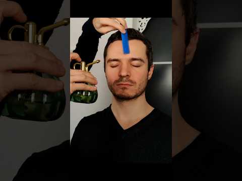Comb and spray the face