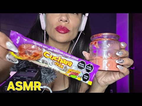 ASMR PROBAMOS NUEVA PALETA ENCHILADA