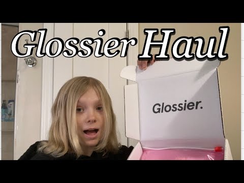 Glossier haul