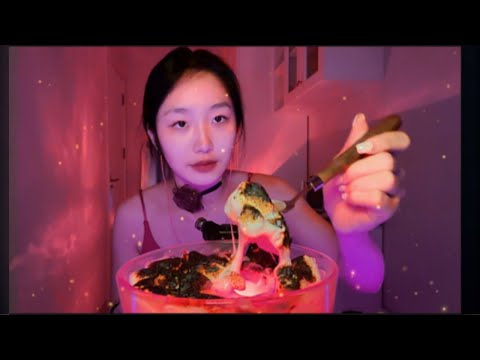 "KC Sleep Aid" AI or real person? Eating molten lava