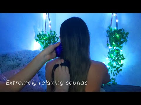 Asmr Massage | Hair-play, Neck and Back scratching and Massage | No talking remake ver.