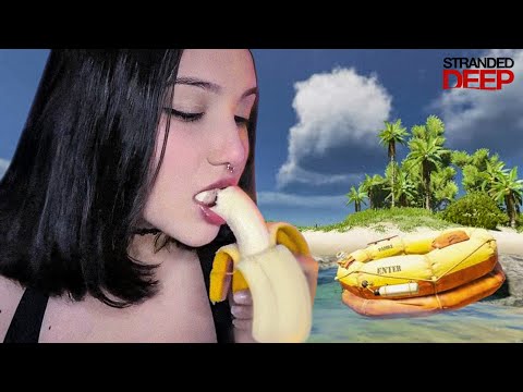 ASMR MAS EU TÔ PERDIDA NUMA ILHA 🏝️