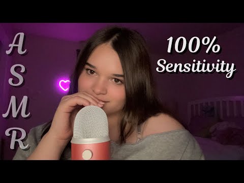 Fast and Aggressive ASMR at 100% Sensitivity for MAXIMUM Tingles! | Trigger Assortment