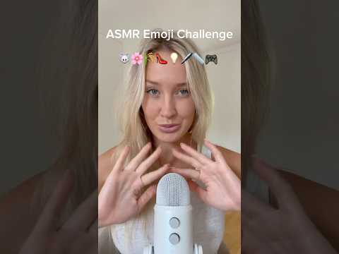 ASMR Emoji Challenge #asmr #emoji #asmremojichallenge