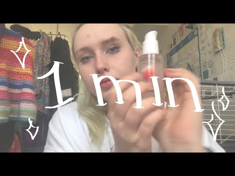 one min lofi asmr! [subtitled] deep cleaning your face!