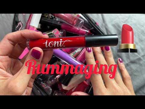 ASMR Lipstick Rummage (Soft Spoken)