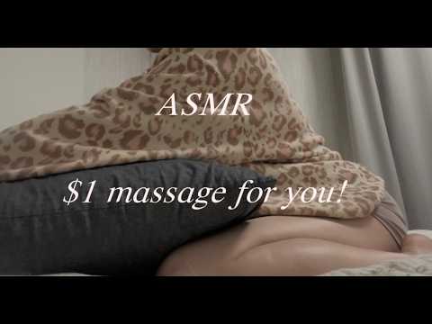 LOFI ASMR | $1 back massage for better sleep & relaxation ~ asmr role-play / triggers for 😴 
