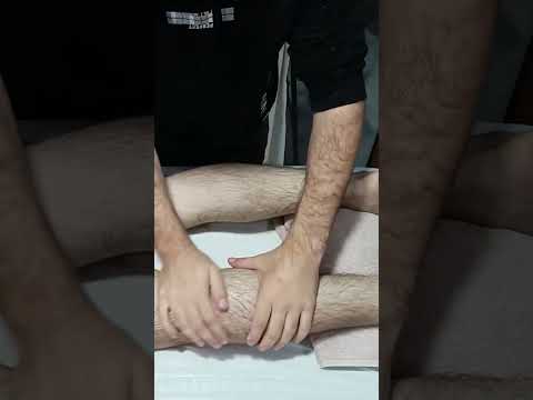 STRESS RELIEF BACK LEG MASSAGE THERAPY #massage #asmr #shorts #relaxing  #chiropractor