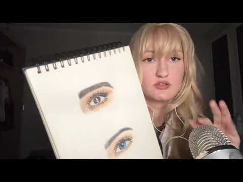 My second ASMR (drawing you)