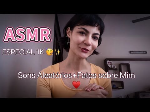 ASMR - ESPECIAL 1K SUBS 🫶🏻 (Random Sounds, Talking)