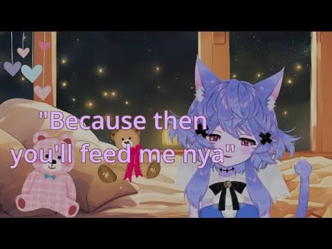 “ASMR” Roleplay: Your Catgirl Gives Up on Waking You Early Early in the Morning, Snuggles Instead