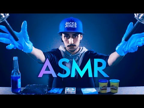 ASMR Blue Triggers 💙NO TALKING for SLEEP 💤