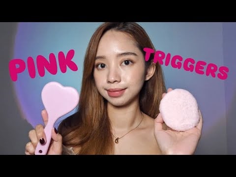 ASMR Pink Triggers 💗 Valentine Special