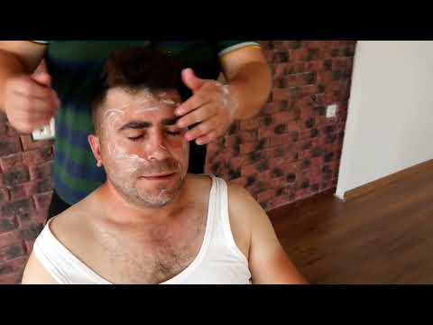 ASMR Turkish masör  head neck shoulder back massage ear sleeve sleep massage Sihirli Parmaklar