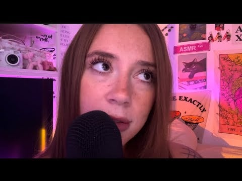 ASMR close up whisper ramble Q&A at max sensitivity 