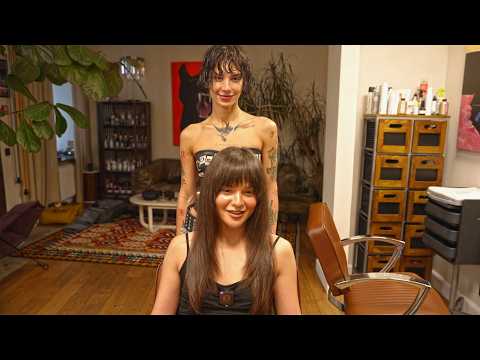 ✂️(ASMR) Russian Stylist Kristina Gave Me a Haircut So Good… I Didn't Recognize Myself!