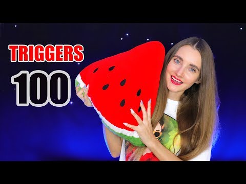 ASMR 100 Red TRIGGERS in 10 minutes | АСМР 100 КРАСНЫХ ТРИГГЕРОВ за 10 минут