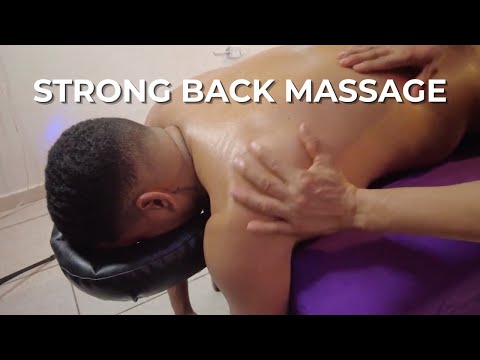 Back Massage Therapy At Home | Slow Restorative Techniques | Soothing ASMR