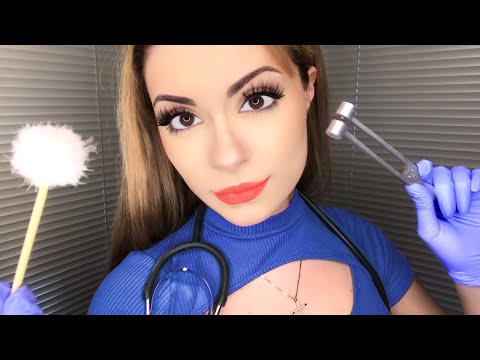 ASMR Ear Exam for Tinnitus Ear Cleaning Hearing Test Roleplay 👂 Medical Otoscope, Tuning Fork, Ears