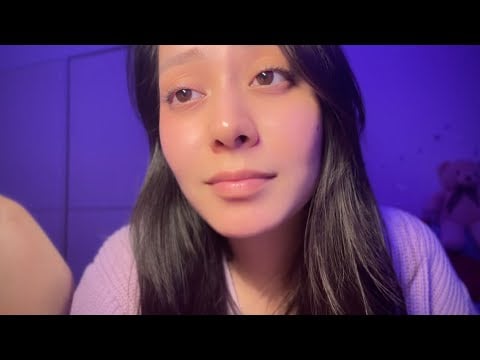 ASMR Comforting You 🥹💜 (positive affirmations for depression, anxiety, stress, sadness)
