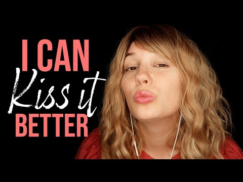 ASMR KISSES & "I LOVE YOU" & "IT'S OKAY" (EAR TO EAR BREATHY WHISPERS)