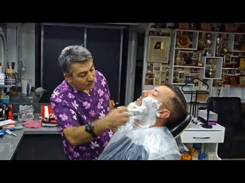 HAIR AND BEARD TRIMMING AND MASSAGE WITH MUNUR ONKAN
