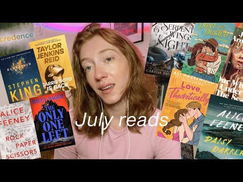 The 10 Books I Read in July 🌻 | Soft Spoken ASMR