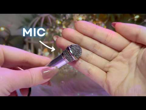 ASMR Intense Sounds with Tiny Mic | Deep & Sharp Textures🔊 (with background music)