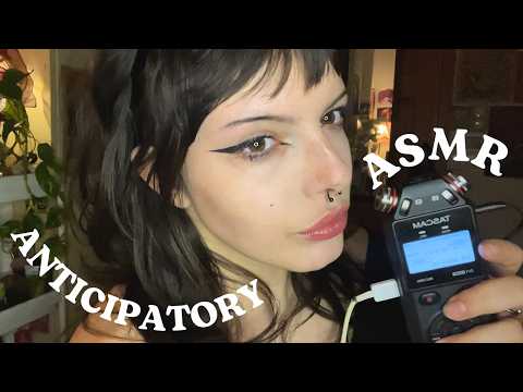Intense Anticipatory Tascam ASMR w/ mouth sounds & inaudible whispers