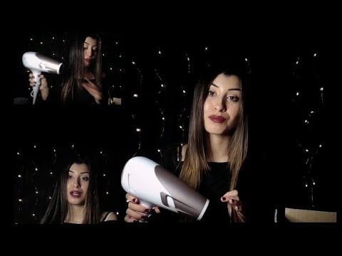 🇮🇹ASMR ITA• MI ASCIUGO I CAPELLI CON VOI ❤, PHON SOUND relax assicurato 😴 whispering, #phoundsound