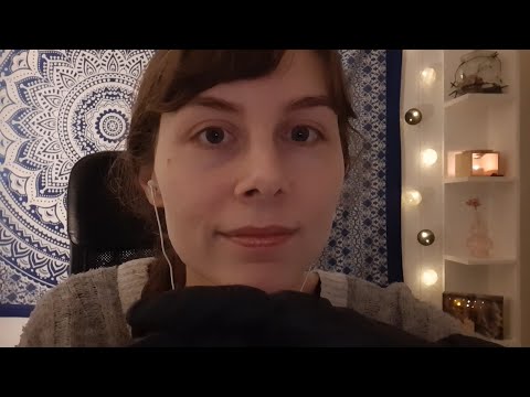 ASMR - hearing test, ear touching, counting, eyes closed halfway through