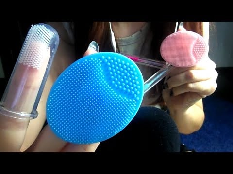 ASMR | Triggers 💖 with Silicone Brushes 🖌️