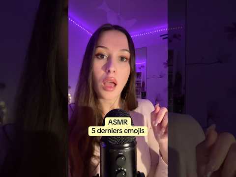 Et toi c’est lesquels tes derniers emojis? #asmr #emojis #asmrtriggers #asmrfrançais #emojichallenge