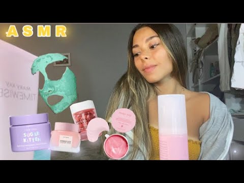 ASMR SKIN CARE ROUTINE & M0UTH SOUNDS - VALE ASMR ( TASCAM ) 😴