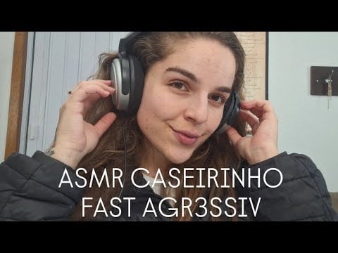 Asmr caseirinho| fast agressiv, objetos aleatórios , tapping e scratching, sons de boca