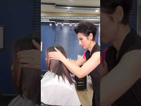 Part 2 Silky Hair Pressing ASMR 🇰🇷