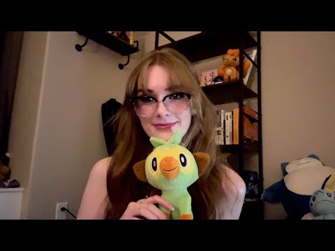 ASMR rummaging through my pokémon elite trainer box (dice sounds, crinkly packaging, tapping)