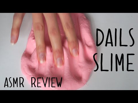 ASMR P.O. BOX- Dails Slime Review