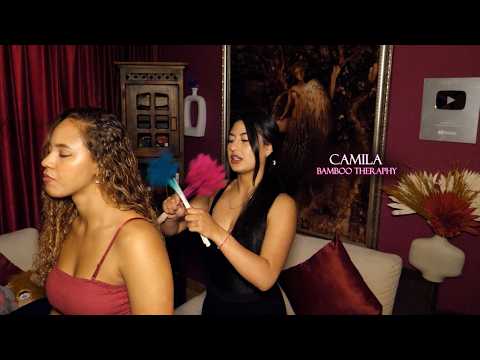CAMILA ASMR 🩷🩵 RELAXING AND HARMONIZING MASSAGE