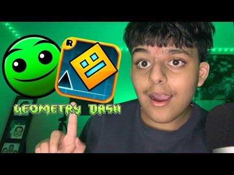 ASMR Playing Geometry Dash
