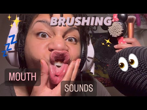 ASMR - No Talking: Mouth Sounds & Brushing