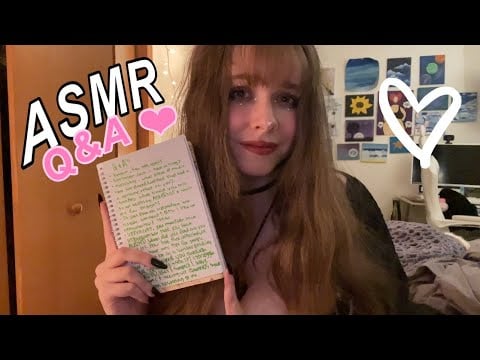 ASMR - Soft Spoken Q&A (THANK YOU FOR 4,000 SUBSCRIBERS)