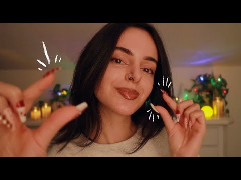 ASMR Squishing & Pinching Your Face, Covering Your Eyes, Face Brushing ✨ Soooo relaxinggg