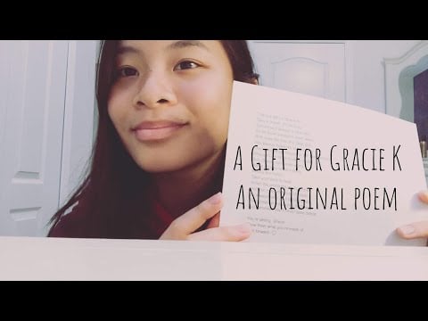 A Gift for Gracie K - An Original Poem